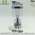 Bouteille en plastique de trembleur de Vortex d&#39;USB 450ml rechargeable, Bouteille de protéine électrique en plastique sans BPA (HDP-0824)